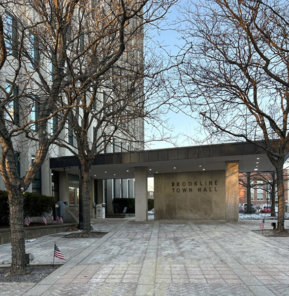 A modern government building as seen from the exterior.