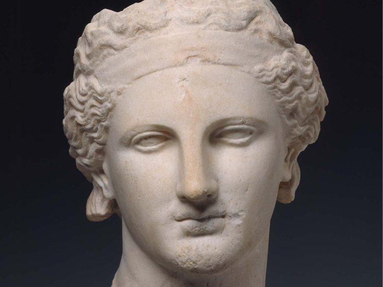 Greek bust of Dionysos