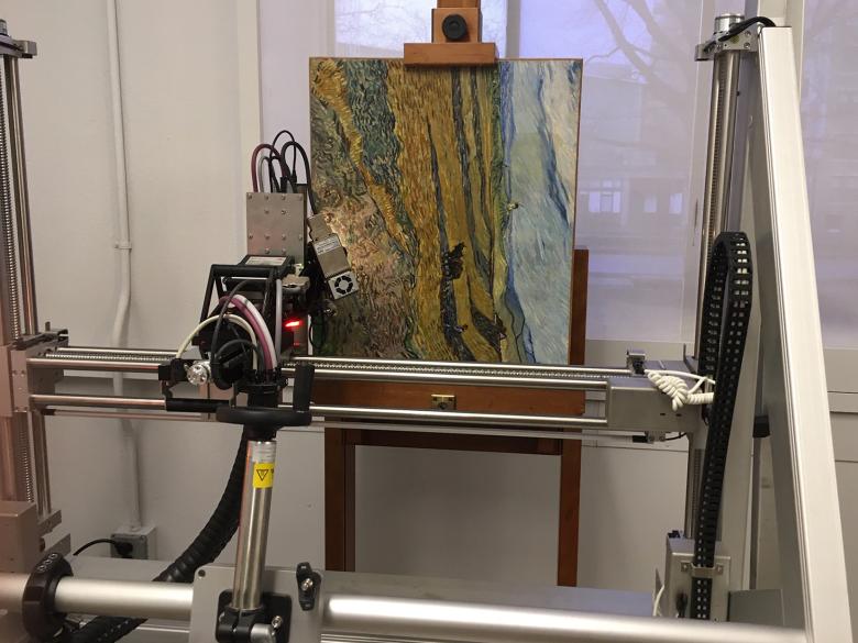 X-ray fluorescence mapping of a Post-Impressionist painting