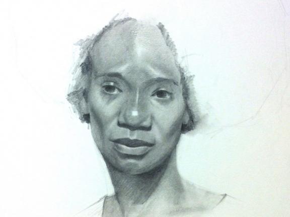 Portrait drawing by Jeff Ellse