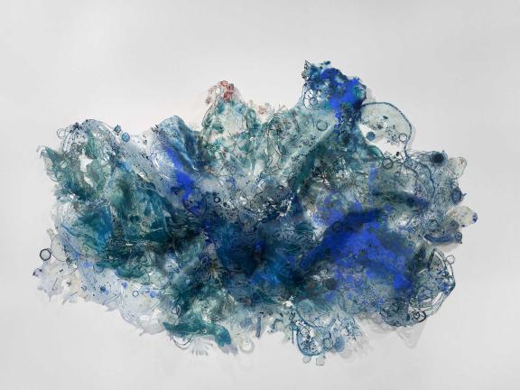 Joan Hall, The New Normal: In with the Tide, 2018