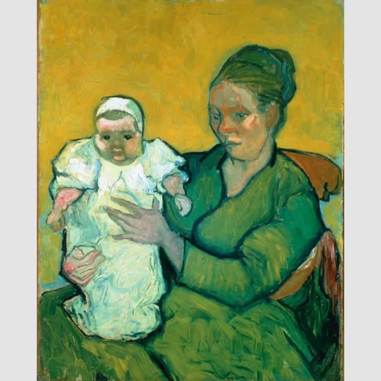 Painting of Augustine Roulin and Baby Marcelle