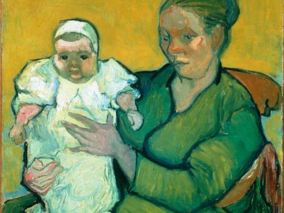 Painting of Augustine Roulin and Baby Marcelle