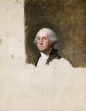 Oil painting of George Washington