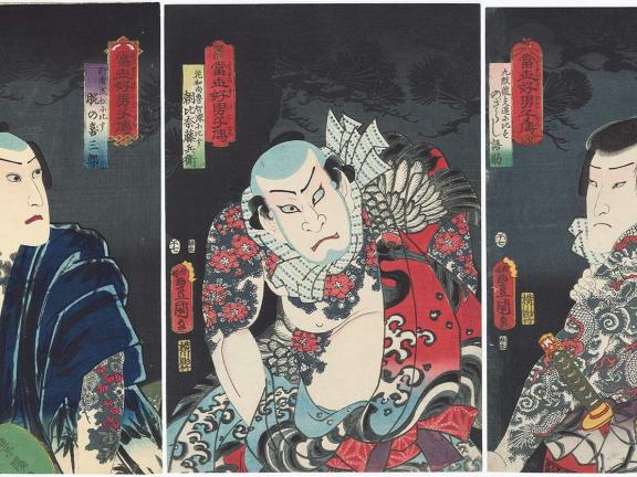 Illustration of 3 warriors