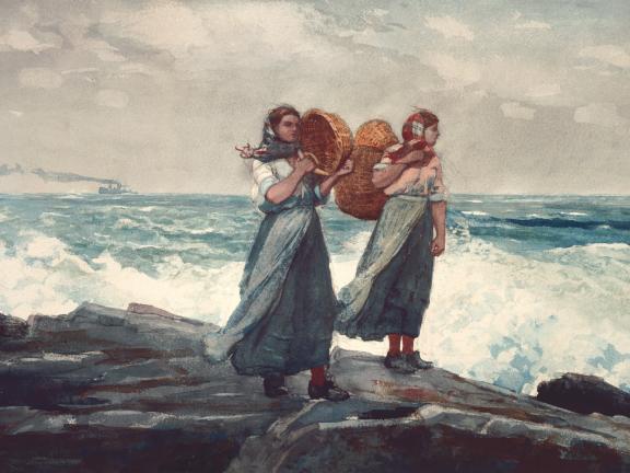 Winslow Homer, A Fresh Breeze, about 1881.