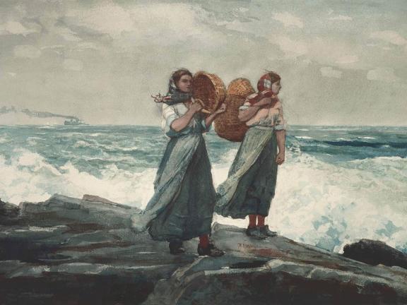 Winslow Homer, A Fresh Breeze, about 1881. 