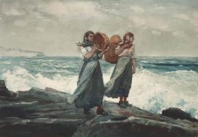 Winslow Homer, A Fresh Breeze, about 1881. 