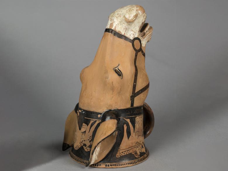 Cup in the shape of a donkey's head