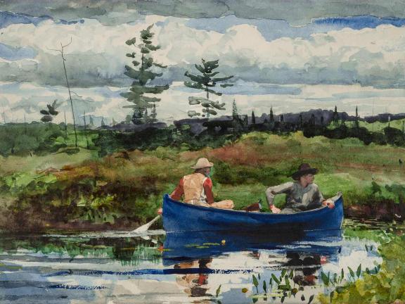 Winslow Homer, The Blue Boat, 1892.