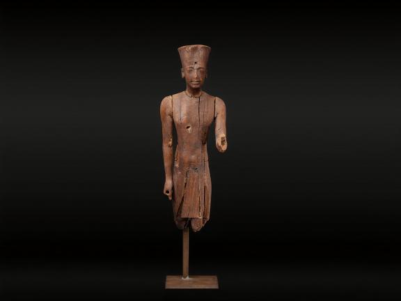 Unknown artist, statuette of a king, Egyptian, New Kingdom, late Dynasty 18, 1350–1292 BCE