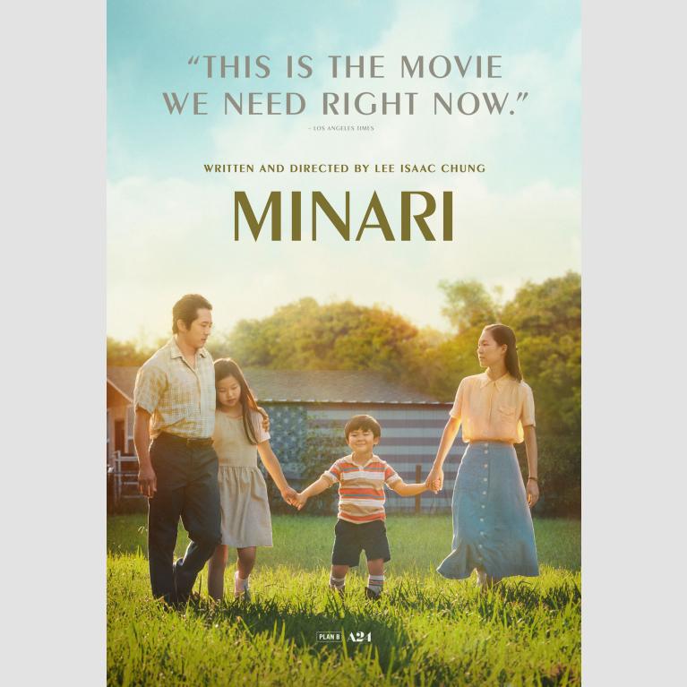 A promotional poster for the 2020 film "Minari."