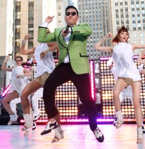 South Korean rapper Psy performs his massive K-pop hit "Gangnam Style" live on NBC's "Today" show.