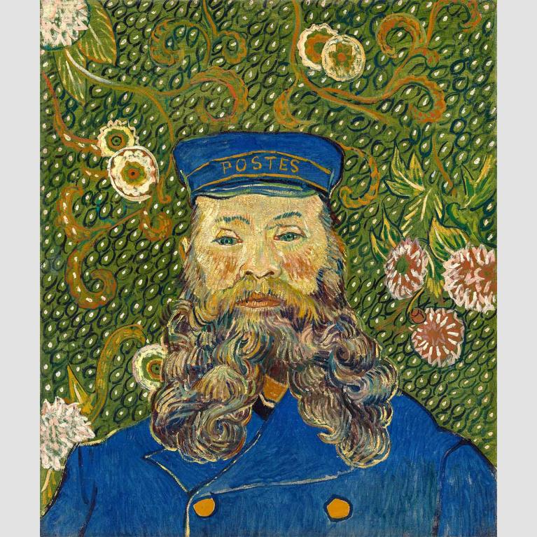 Painting of The Postman Joseph Roulin