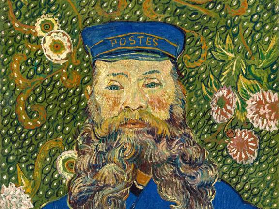 Painting of The Postman Joseph Roulin