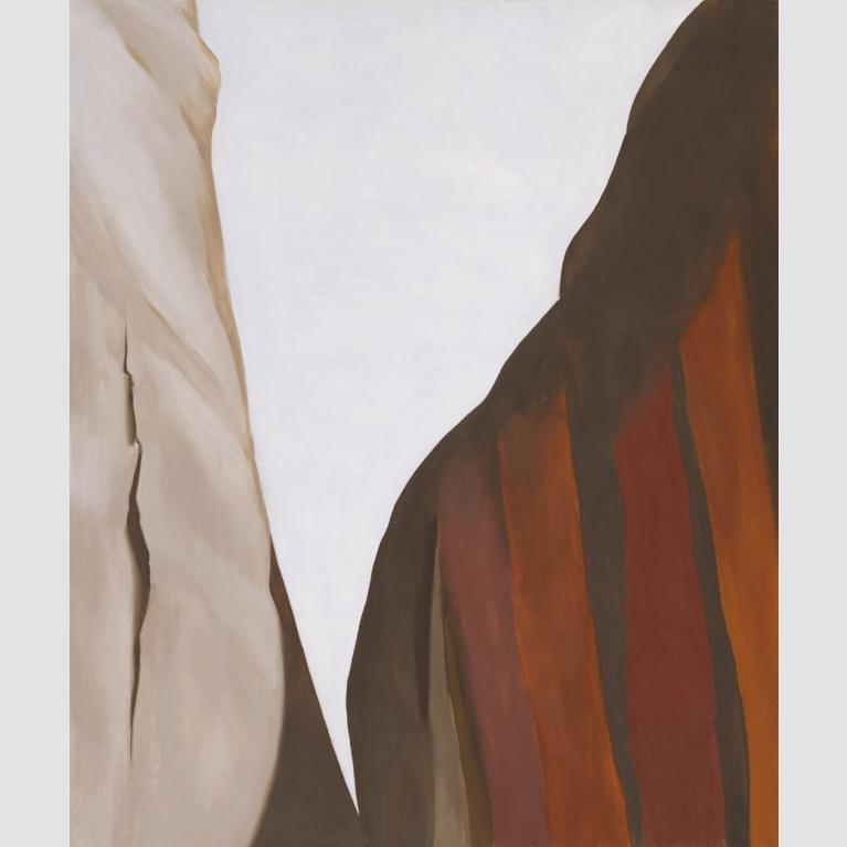 Georgia O'Keeffe (American, 1887–1986) Canyon Country, White and Brown Cliffs 1965