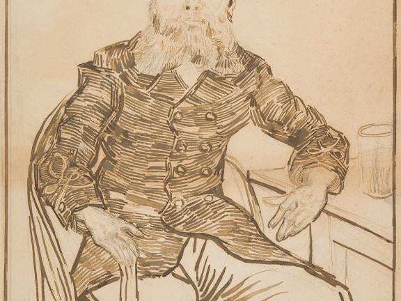 Sketch of The Postman Joseph Roulin