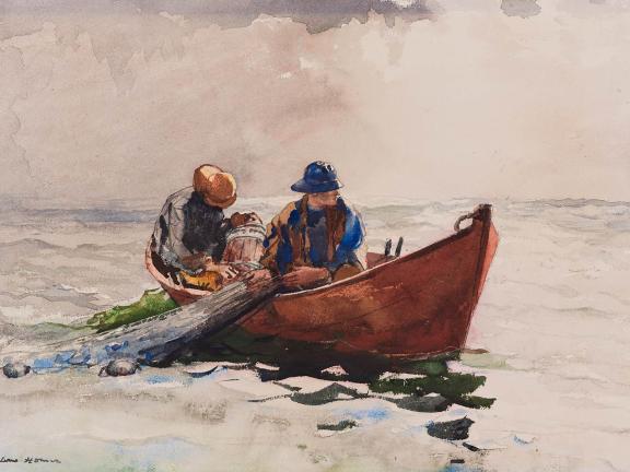 Winslow Homer, The Dory, 1887. 