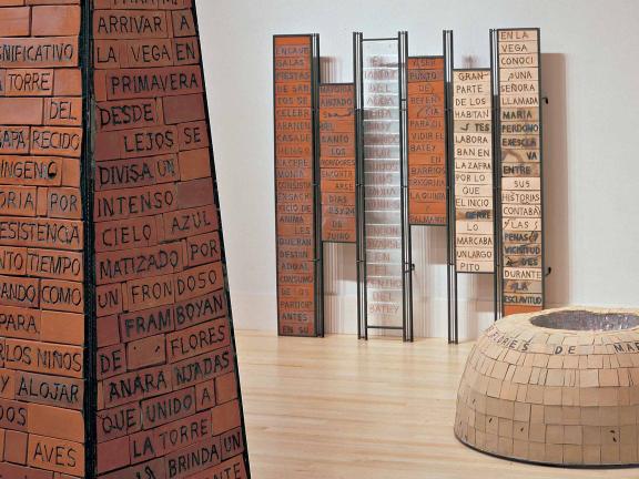 Maria Magdalena Campos-Pons, History of a People who were not Heroes: A Town Portrait (detail), 1994