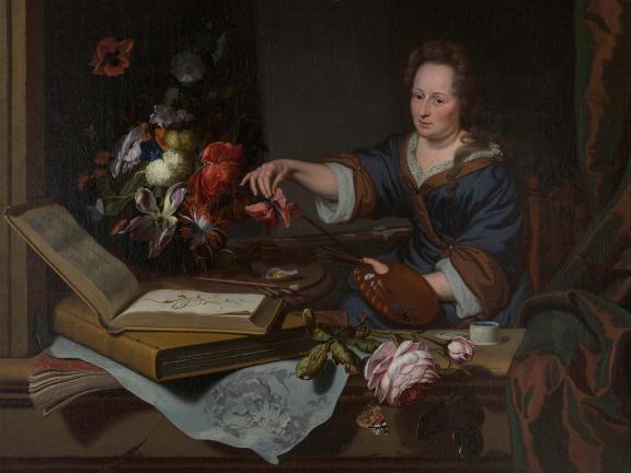 Rachel Ruysch and Michiel van Musscher, Rachel Ruysch, 1692. 