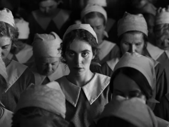 Still from The Girl With the Needle (2024), by Magnus von Horn.